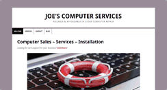 Desktop Screenshot of joescomputerservices.biz