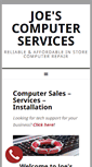 Mobile Screenshot of joescomputerservices.biz