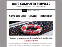 Tablet Screenshot of joescomputerservices.biz